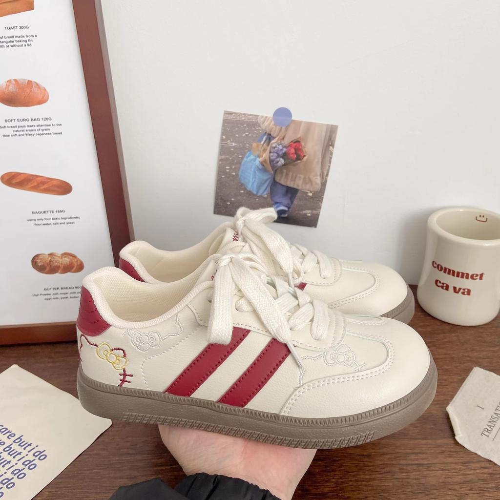 Pantofi Casual de Damă Broderie Pisicuță Drăguță Talpă Moale Antiderapant Confortabil Pantofi de Antrenament Nou Suta Pantofi Plată Fashion