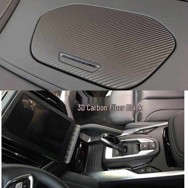 18-19 Zhonghua V7 Interior Carbon Fiber Gear Shift Decal - Scratch-Resistant Sticker