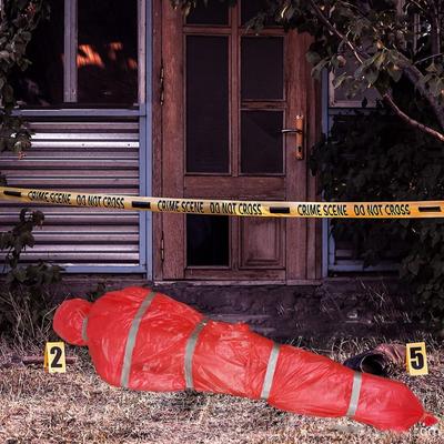 Halloween Scary Fake Corpse Realistic Dead Victim Props Halloween Decoration Outdoor Lawn Patio Halloween Decoration