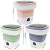 12L 110V Folding Washing Machine Mini Foldable Washer 36W Pure Copper Motor with 3 Wash Modes for Baby Clothes & Outdoor Laundry