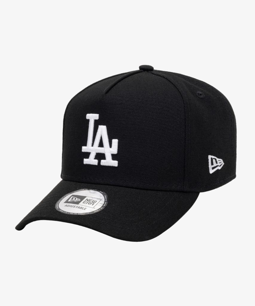 NEW ERA Mlb Basic La Dodgers K-Frame Ball Cap White On Black