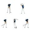 Golfing Swing Training Rope Golfing Swing Trainer Equipment Golfing Swing Trainer Aid Rope for Indoor Outdoor Training