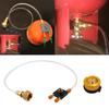 Flat Tank Filling Valve Inflation Valve Gas Tank Adapter Stove Adapter Refill Adapter Propane Tank Refill Tube Converter