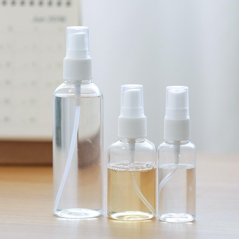 

Прозора пляшка з дрібним розпилювачем, Зволожуюча косметична пляшка з дрібним розпиленням, Дорожня портативна пластикова пляшка-диспенсер для парфумів, Маленька пляшка-спрей 30ml 1pc