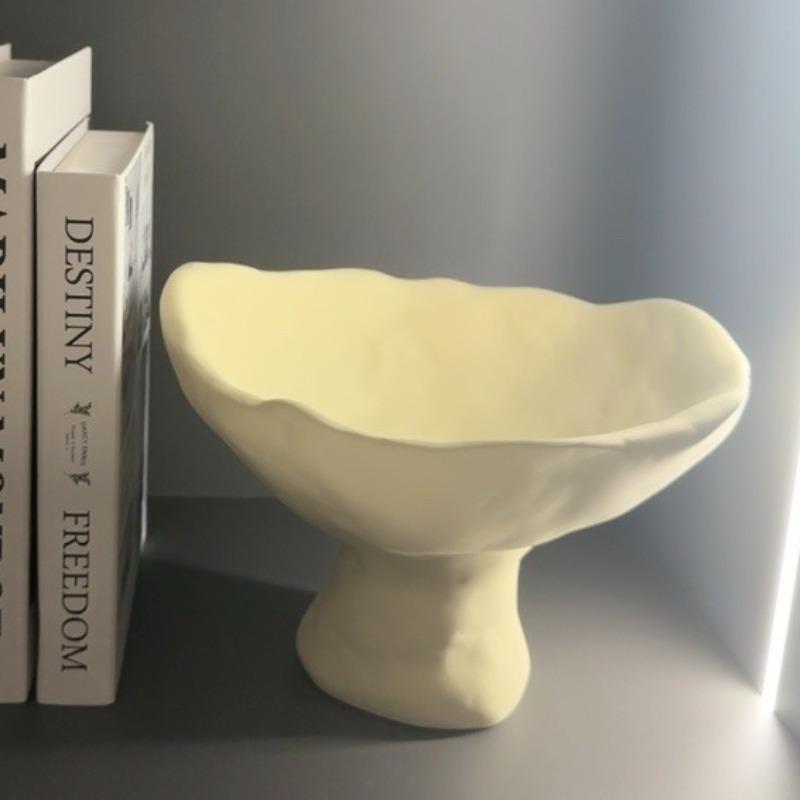 Decorative Fruit Bowl Nordic Aesthetic Tray Luxury Elegant Table Trays Modern Pretty Fruit Plates Home Decoration Ornaments