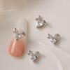 2Pcs Nail Sparkling Decor Non-falling Shining Three-dimensional Art Dazzling DIY New Year Nail Art Bunny