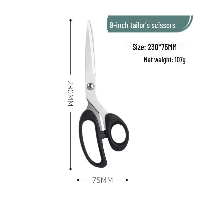 12" Professionelle Schneiderschere - Scharfe Stoffschere aus Edelstahl
