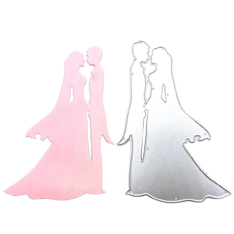 Wedding Scene Metal Die Cuts Stencil for DIY Card Making Journaling Decorations