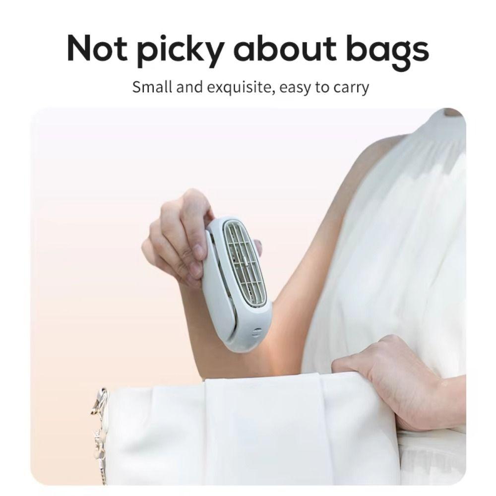 Low Noise Handheld Mini Fan 3 In 1 Desktop Electric Blower Hanging Neck Fan Outdoor