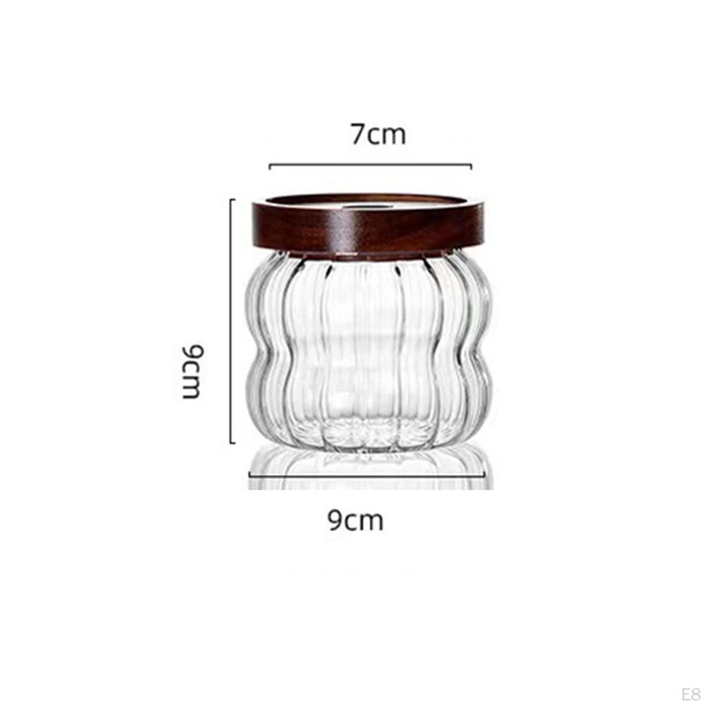 Elegant Glass Food Storage Container Set for Pantry Organization
