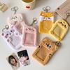 Star Idol Cute Animal Plush Card Holder - 3" Polaroid Display & Protective Sleeve Ornament