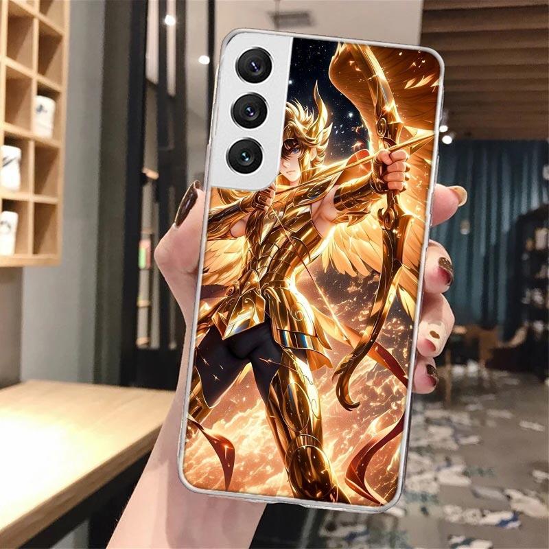 Saint Seiya Cool Soft Phone Case For Samsung Galaxy S24 S23 S22 S25 Ultra S21 Plus S20 FE S10 + S25 Edge Pattern Capa Galaxy S24