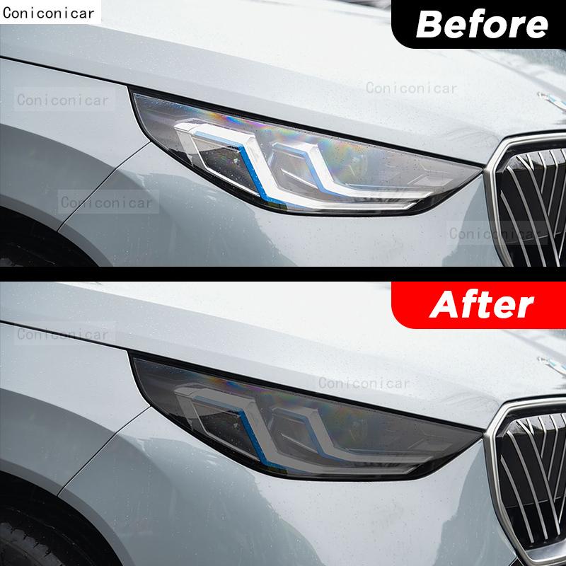 Car Headlight Tint Anti-Scratch Protective Cover Film Self Healing TPU Stickers For BMW X3 2024 2025 Accessories