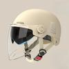 New National Standard Class A Electric Battery Car Helmet for Men and Women In Summer Double Mirror Sun Protection Half Helmet for Four Seasons
