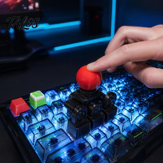 Retro Arcade Keyboard Mod 3D Printed Joystick Keycap, King of Fighters Themed Custom WASD Arrow Key Caps, Universal Fit for Most Personalized