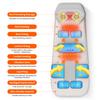 Full Body Massage Mat Mattress Electric Airbag Traction Lumbar Heated Kneading Neck Massager Vibration with Remote Controlle
