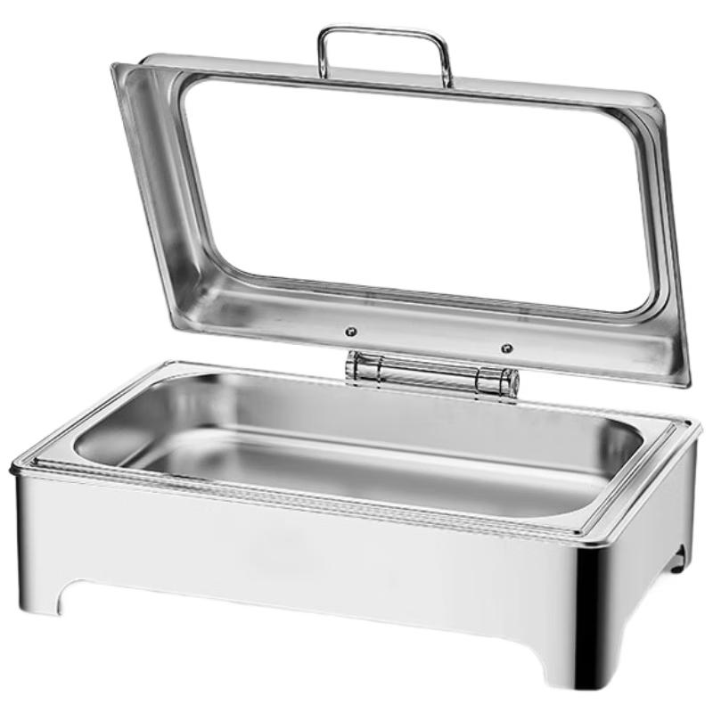 Electric Buffet Food Warmer with Hydraulic Lid