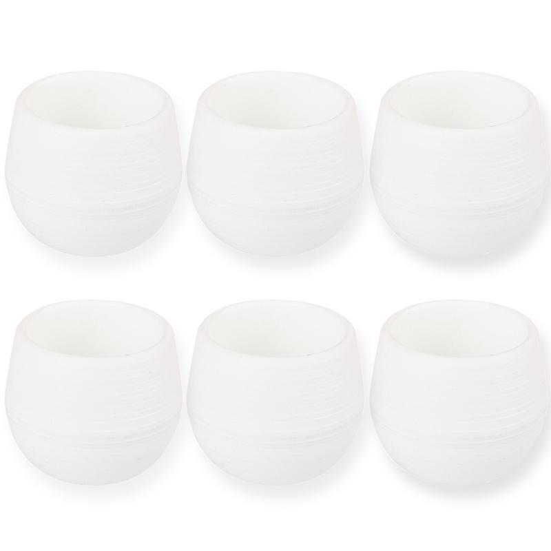 6PCS/Set Round Plastic Plant Pots Multicolor Mini Succulent Pot Flower Planters Desktop Ornament Suitable for Indoor Outdoor ZYF