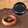 Bamboo Incense Holder with Ruyi Pattern and Stainless Steel Mesh