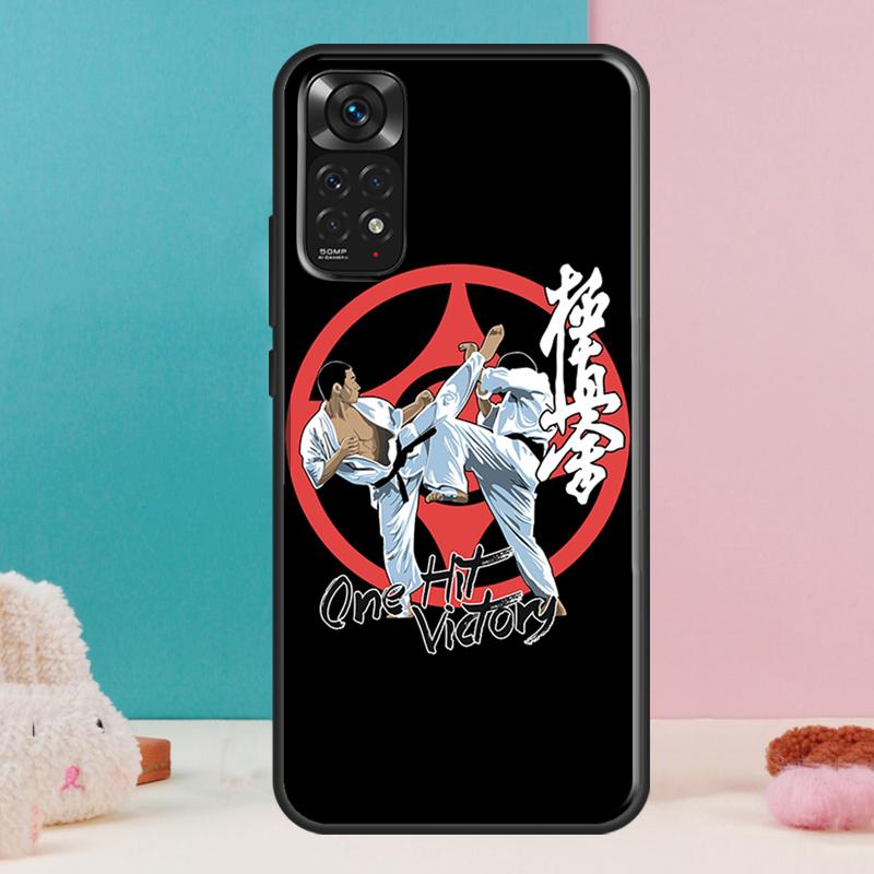 Kyokushin Karate Symbol Case For Xiaomi Redmi Note 14 13 Pro 12 11 9 10 9S 10S 11S 12S Redmi 14C 13C 10C 12C Cover