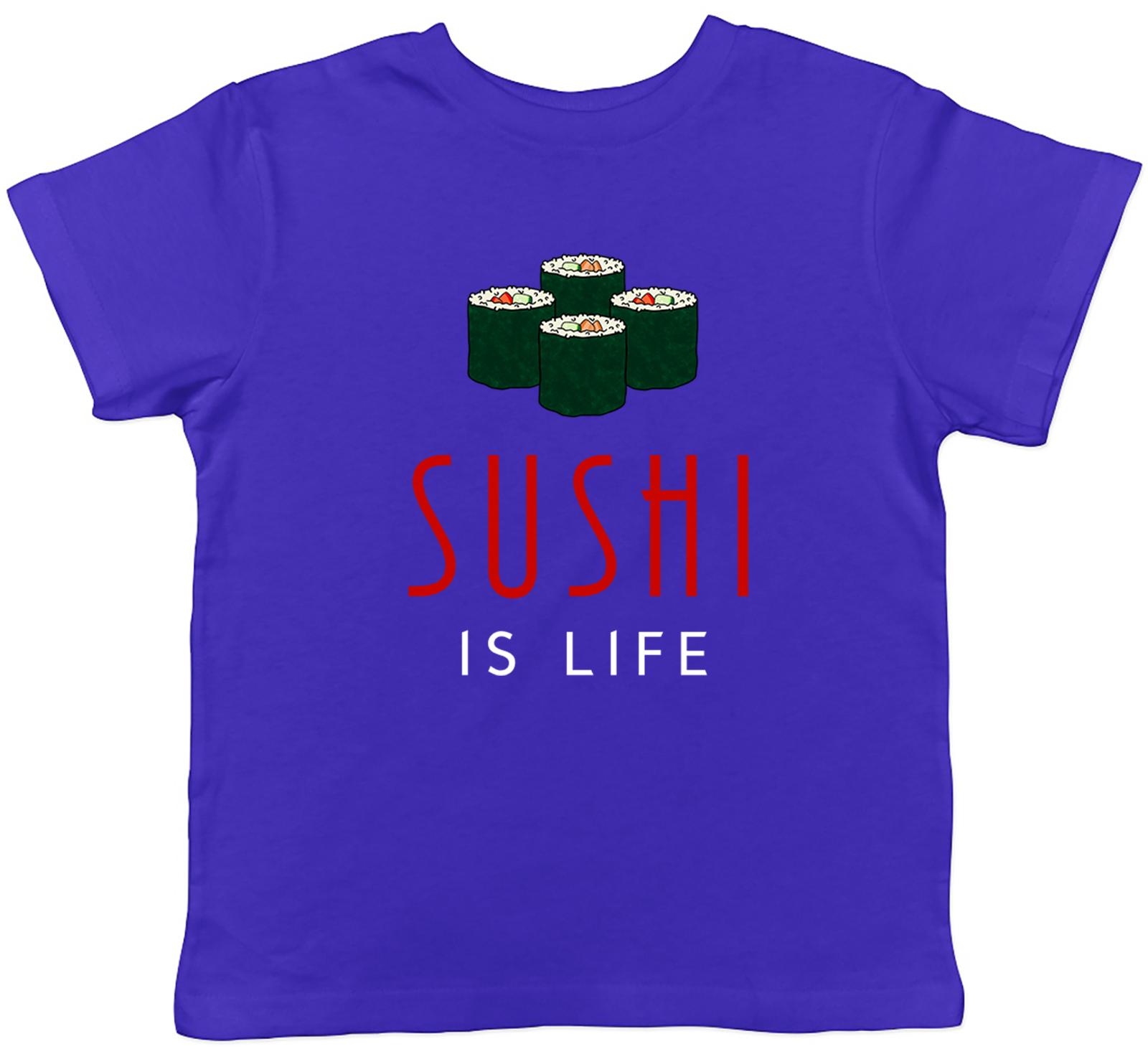 Sushi Is Life [Sushi Rolls] Childrens Kids T-Shirt Boys Girls 140