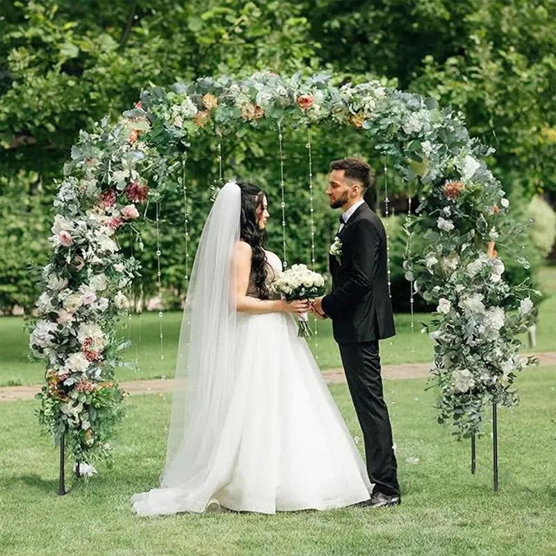 Outdoor Garden Arbor Metal Trellis Arch For Climbing Plants Balloon Decor Arbor Wedding Decoration Flowers Frame Backdrop Stand
