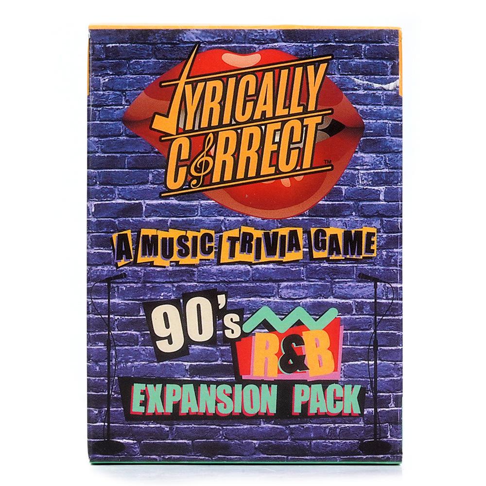 Lyrically Correct Card Hip Hop Musics Fun for Adults Party Family Night Games