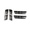 12pcs Matte Black Car Door Memory Lock Switch Button Cover For Benz W204 W212 SU