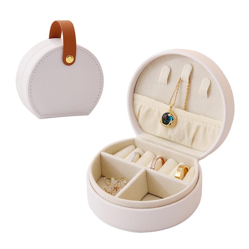 

1PC, semi-circular jewelry storage box белый