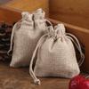 10PCS Drawstring Burlap Bag Jute Gift DIY Wedding Favor Gift Bag For Packaging Candy Chocolate Jewery