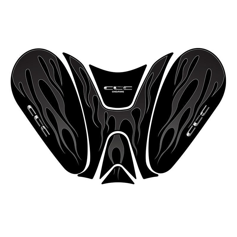 For CFMOTO 450CLC Motorcycle Fuel Tank Protection Decoration Pad Stickers Kits Of Bike Abrasion Resistant Decals