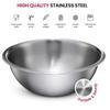 9 Sizes 16-32cm 304 Stainless Steel Mixing Bowls Set for Kitchen Restaurant Dinner Soup Salad Bowl Food Vegetable Container