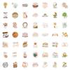 10/30/50/100pcs Bohemian Motivational Phrases Cartoon Stickers Boho Inspirational Quotes Decals Suitcase Phone Diary Sticker Toy