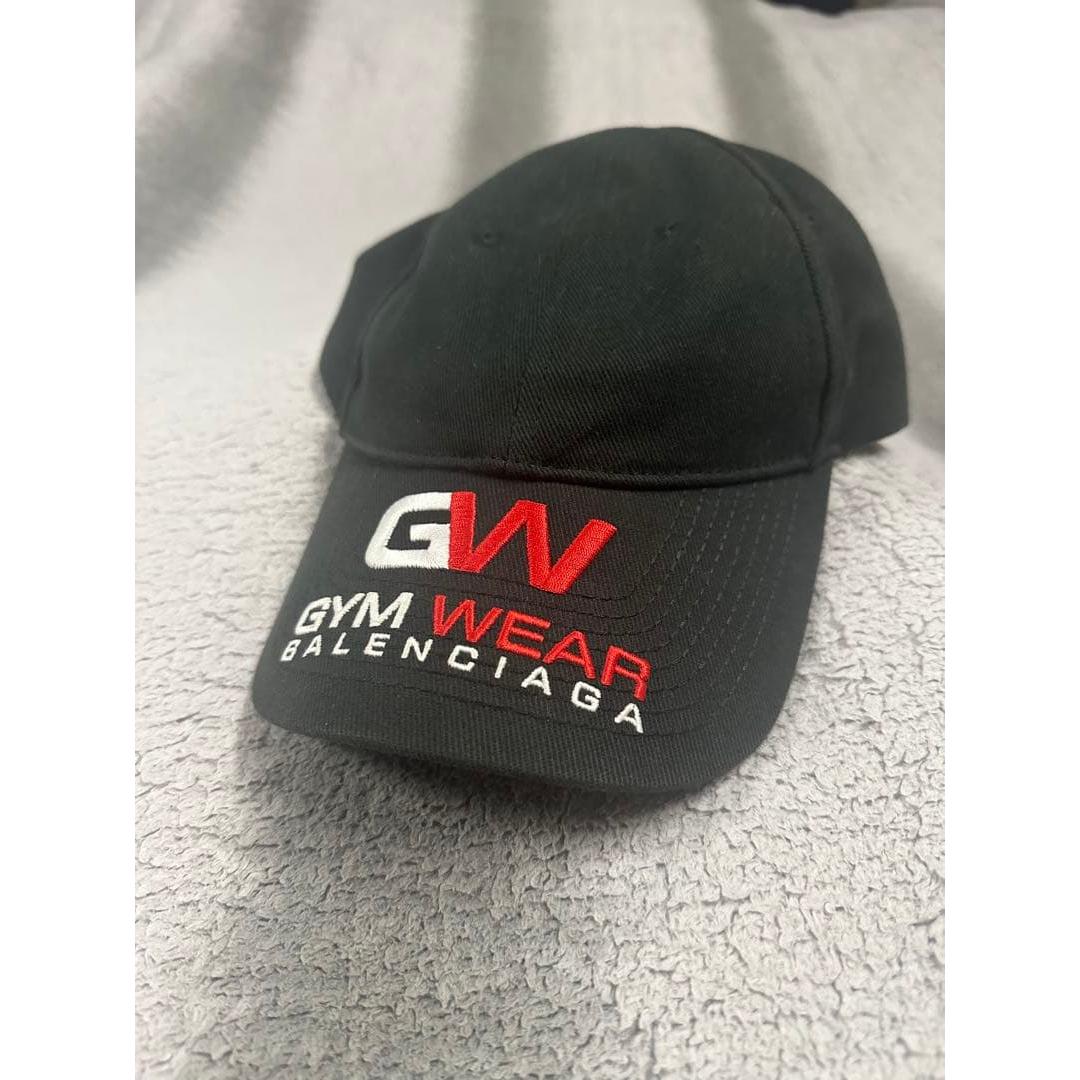 Used BALENCIAGA Balenciaga GYM WEAR Cap Black Unused