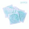 10 Pcs Home  Hair Trap Floor Drain Tank Filter Toilet Sewer Hair Filter Sticker AVE