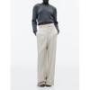 Autumn Straight-leg Professional Black High Waist Loose Pants