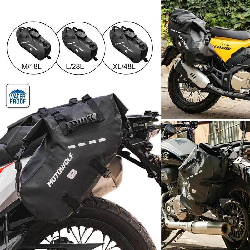 Waterproof MotorcycleTravel Luggage Saddlebags Motorcycles Universal Side Bag For BMW Honda Kawasaki Yamaha Honda Side Bags