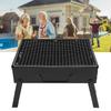 Portable BBQ Tool, Folding BBQ Grill Stainless Steel Iron, Folding Portable BBQ Grill Compact Tabletop   Smoker Small Grill