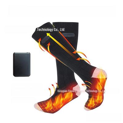 Rechargeable Heated Socks - Comfortable Cotton for Outdoor Cycling, Skiing, and Sports