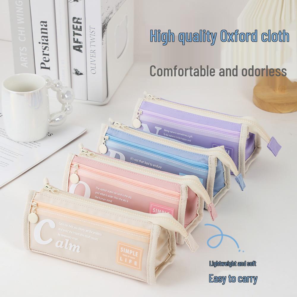Large Capacity TPU Pencil Case for Junior High Students - Cute and Stylish Design