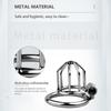 MoDi Men's Metal Chastity Lock Bound To Prevent Cheating Penis Cage Wear It Outside Cock Cage Chastity Device for Men Adult Supplies