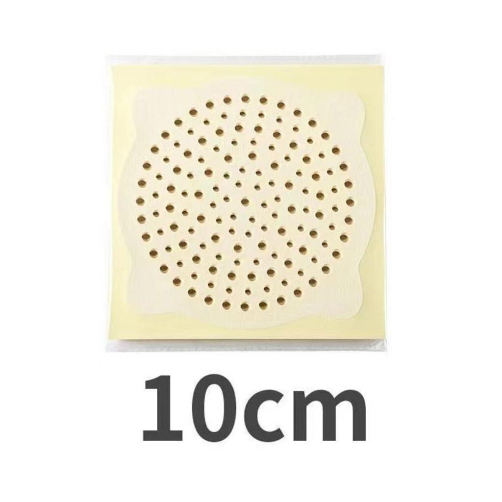 50x Shower Drain Strainer Stickers Sink Disposable for 10cmx10cm