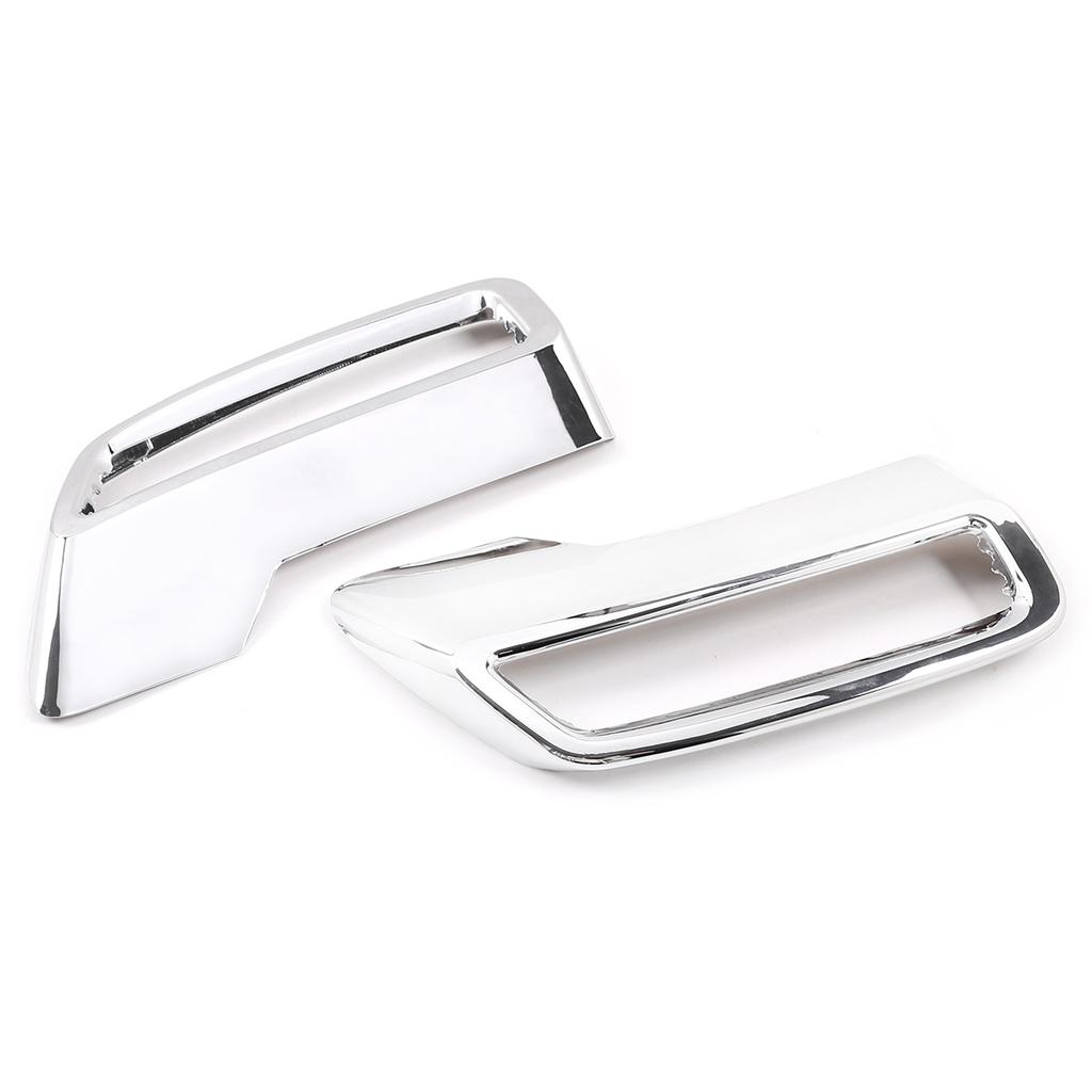 For Peugeot 3008 4008 5008 2017-22 Car Rear Exhaust Tail Pipe Muffler End Pipe Decoration Cover ABS Silver Exterior Accessories