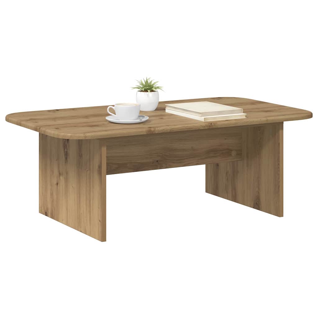 Artisan Oak Coffee Table 93 x 53 x 33 cm Engineered Wood