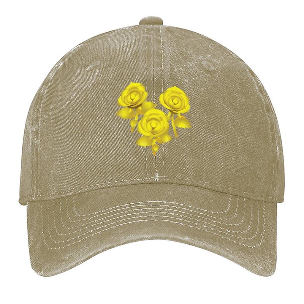 2026 Golden Rose Baseball Cap Hat Men Wild Ball Hat Ball Cap Snapback Cap Caps For Men Women's