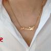 Custom Butterfly Necklaces For Women Personalized Necklace Choker Stainlesss Steel Wedding Jewelry Gift Bff