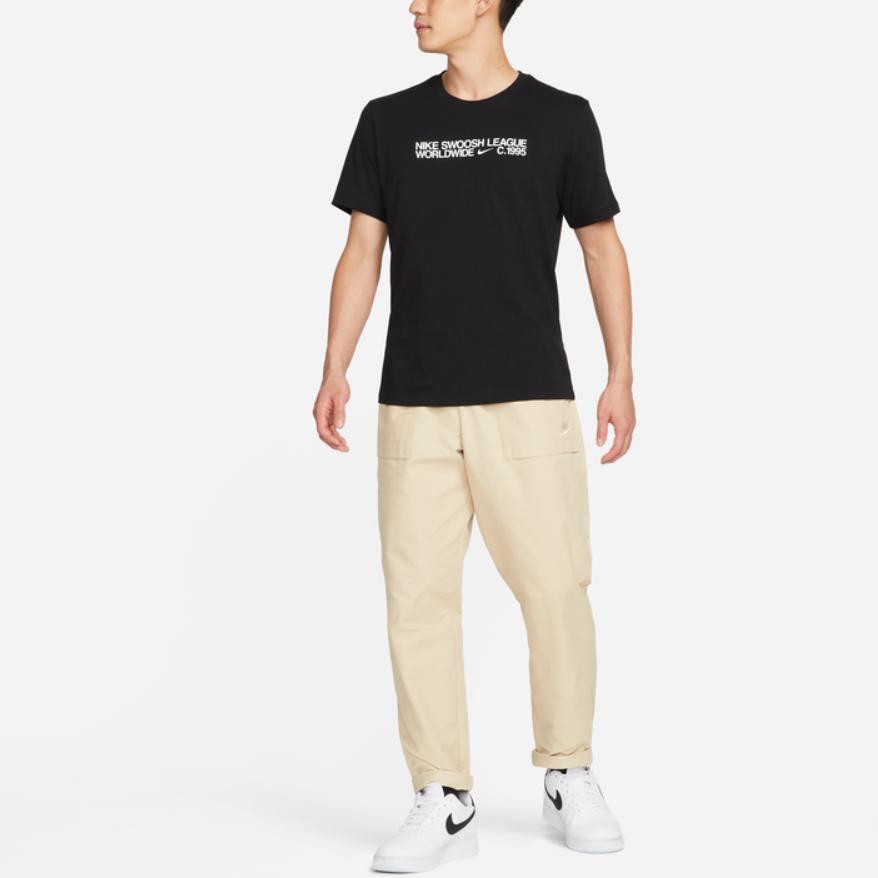 New Nike T Shirts Men Black DM6410-010