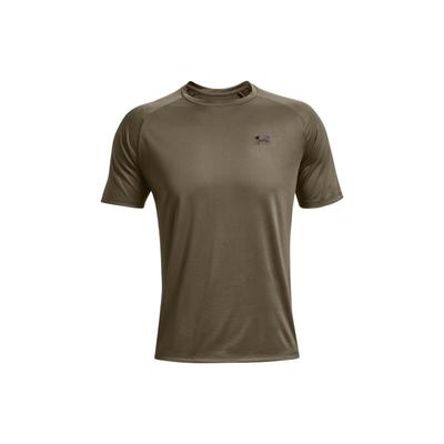 Solid Logo Training Sports T-Shirt Men Tops Tent-Green 1326413-361
