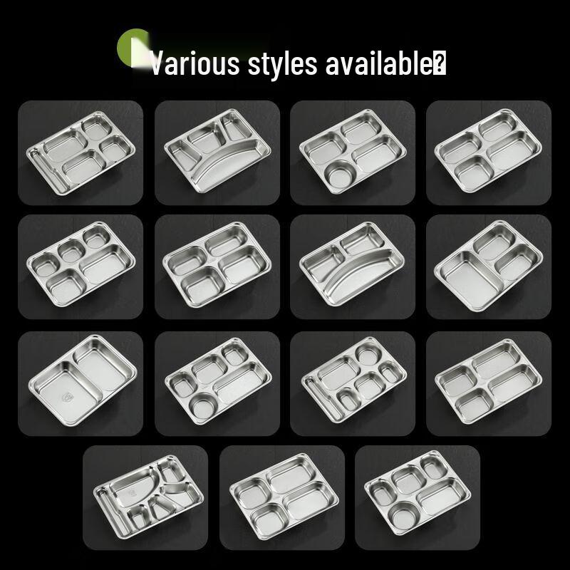 Anmu 304 Edelstahl 5-Fach Lunchbox mit Deckel