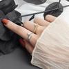 1Pcs Korean Ins Open Alloy Ring Fashion Adjustable Opening Rings Creative Geometric Finger Ring Women's Fashion Jewelry Gift